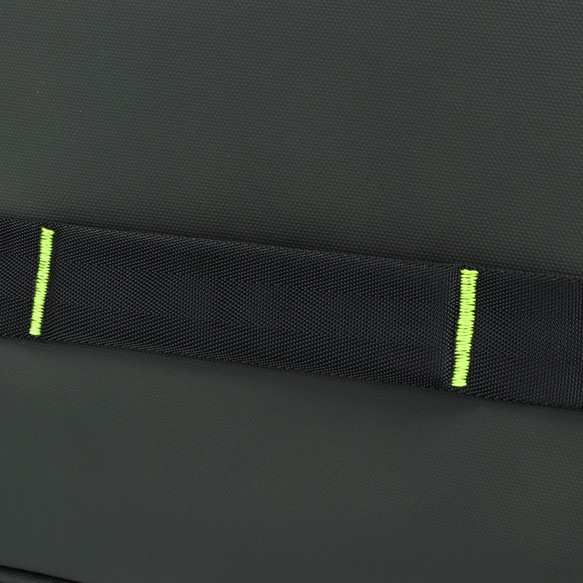 Olive — Voyager Spinner Trolley Case, compression strap, detail
