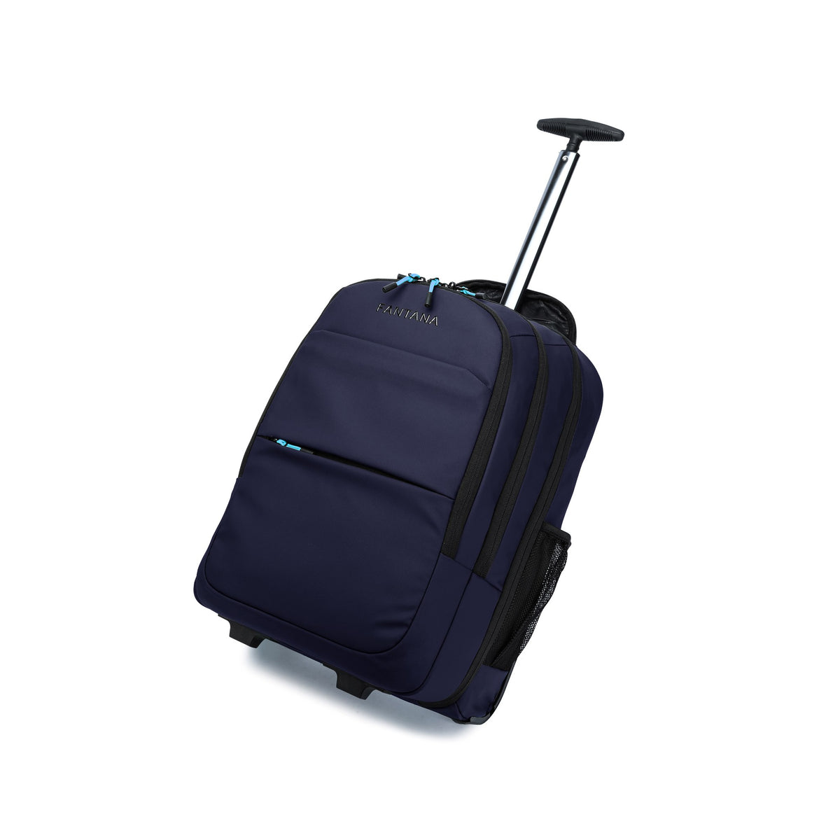 Navy — Voyager Backpack Trolley, three-quarter view