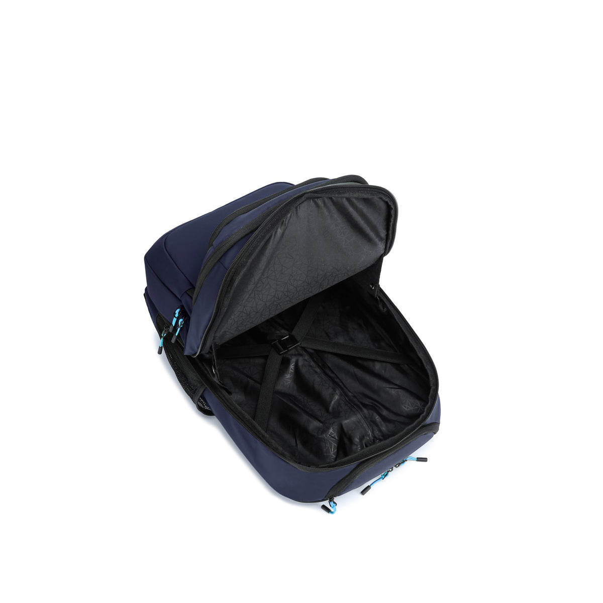 Navy — Voyager Backpack Trolley, interior