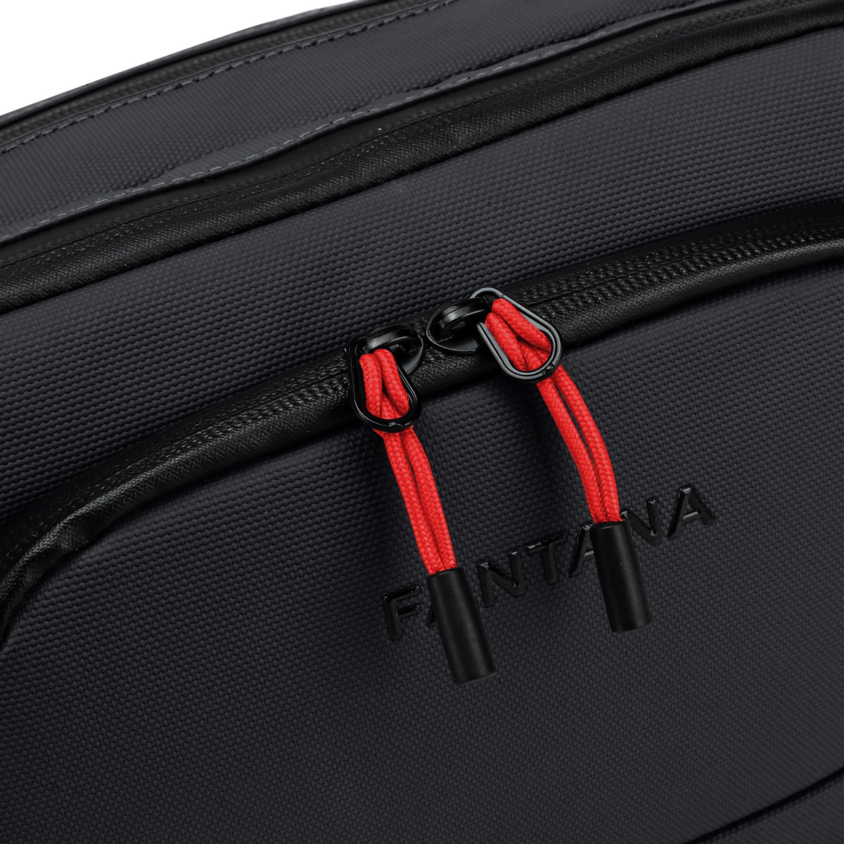 Charcoal — Voyager Washbag, detail