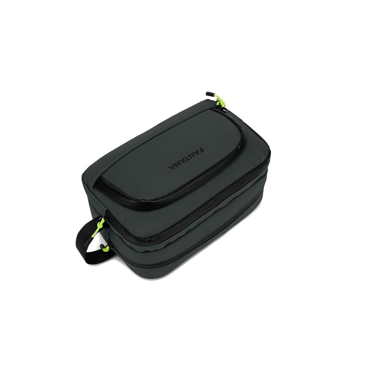 Olive — Voyager Washbag, front
