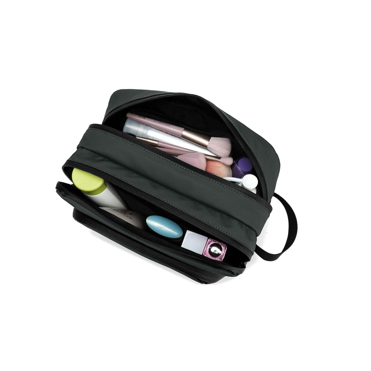 Olive — Voyager Washbag, packed