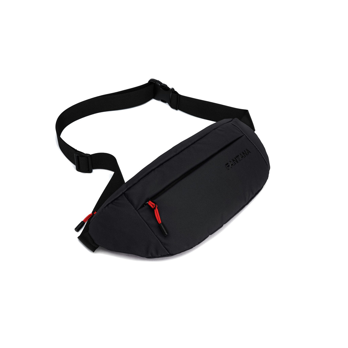 Charcoal — Voyager Waist Bag, front