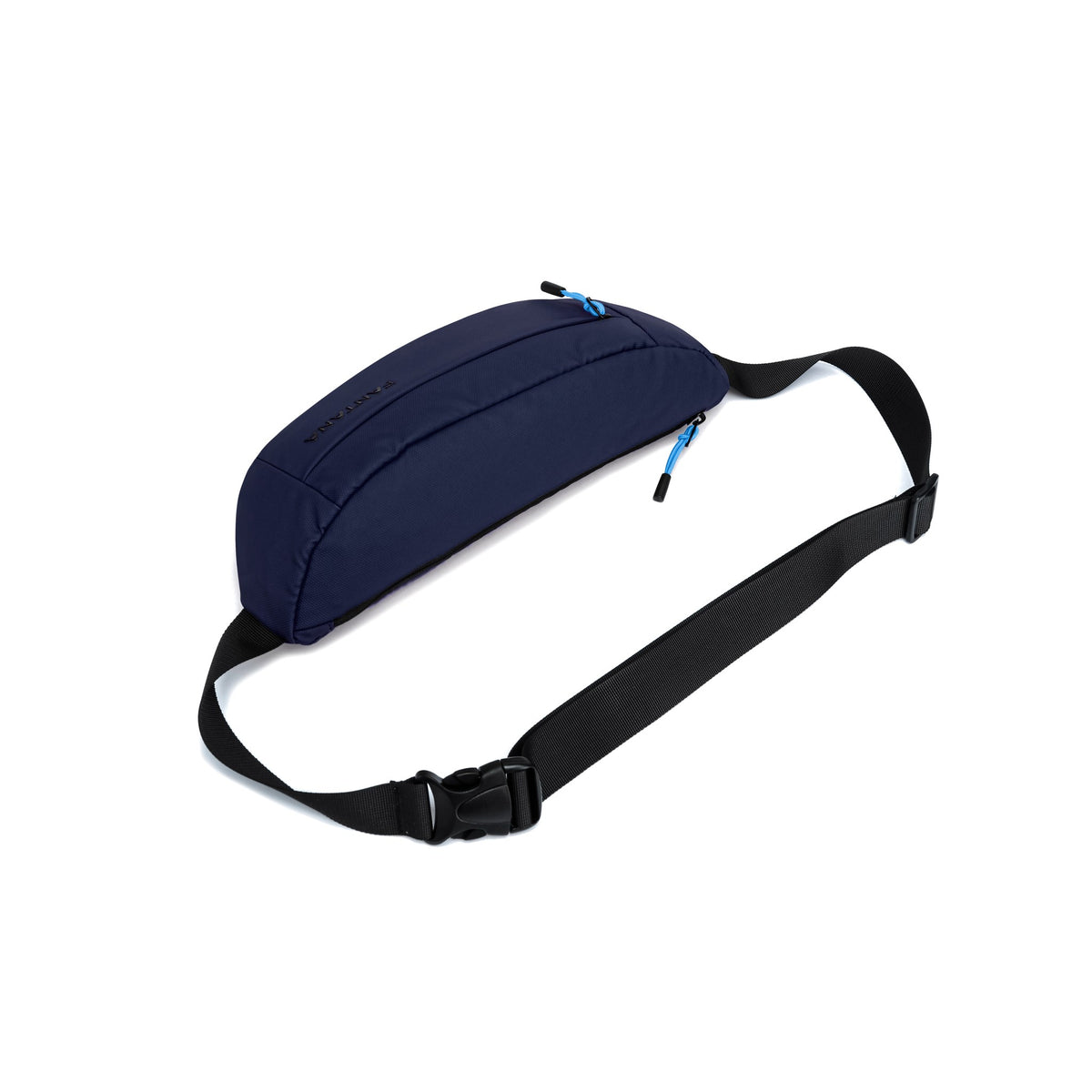Navy — Voyager Waist Bag, three-quarter view