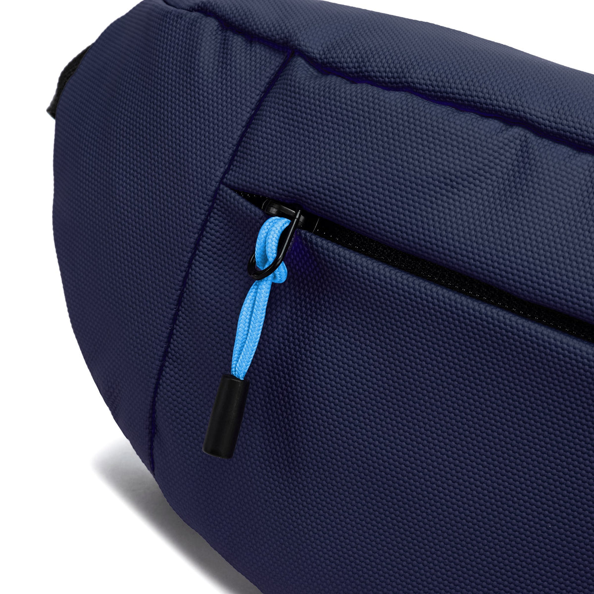Navy — Voyager Waist Bag, three-quarter view