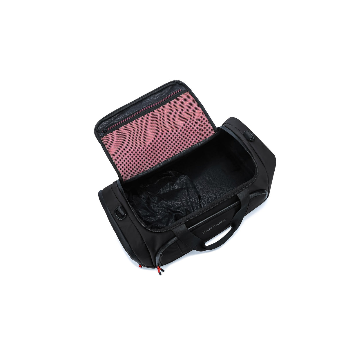 Charcoal — Voyager Holdall, interior