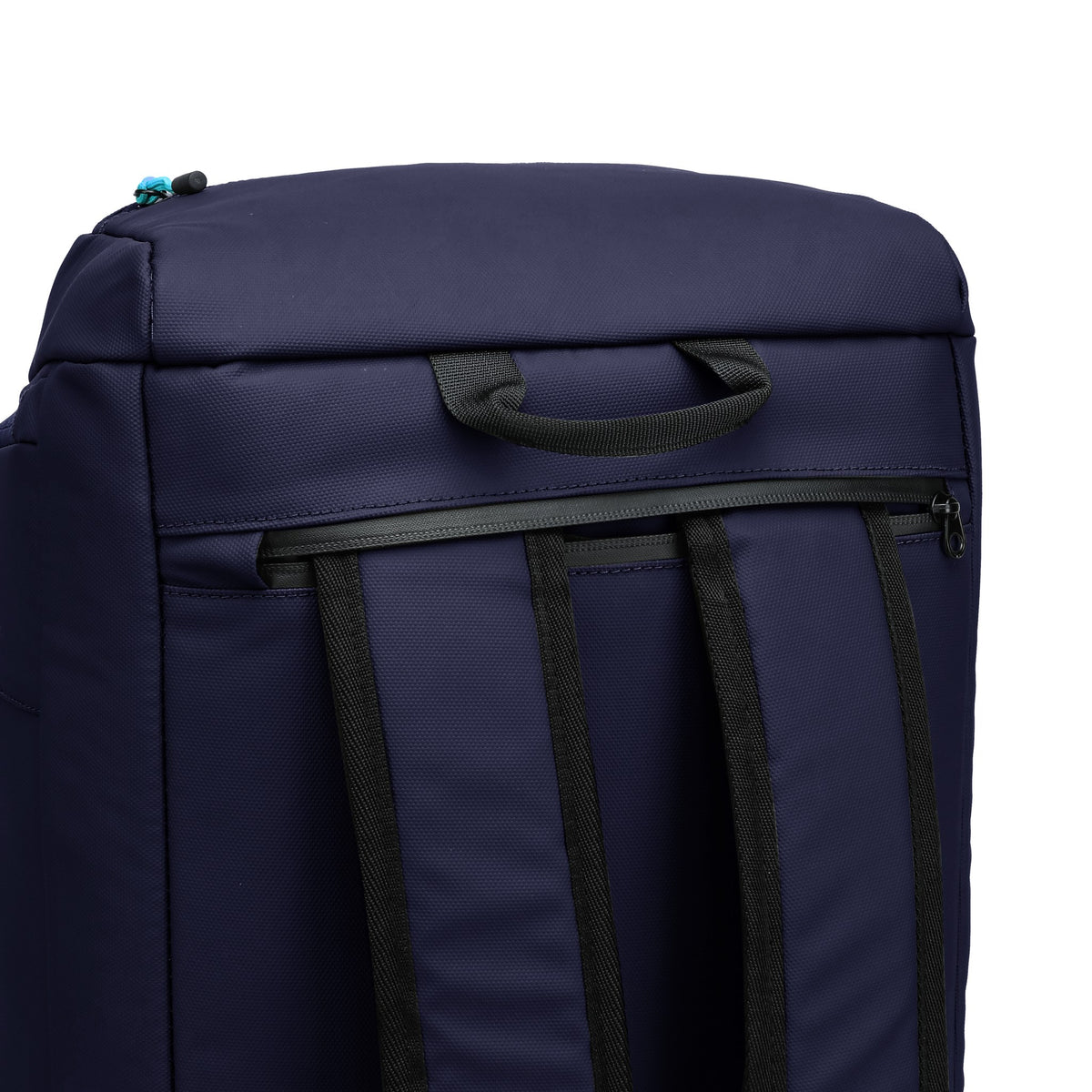 Navy — Voyager Holdall, backpack straps stowed