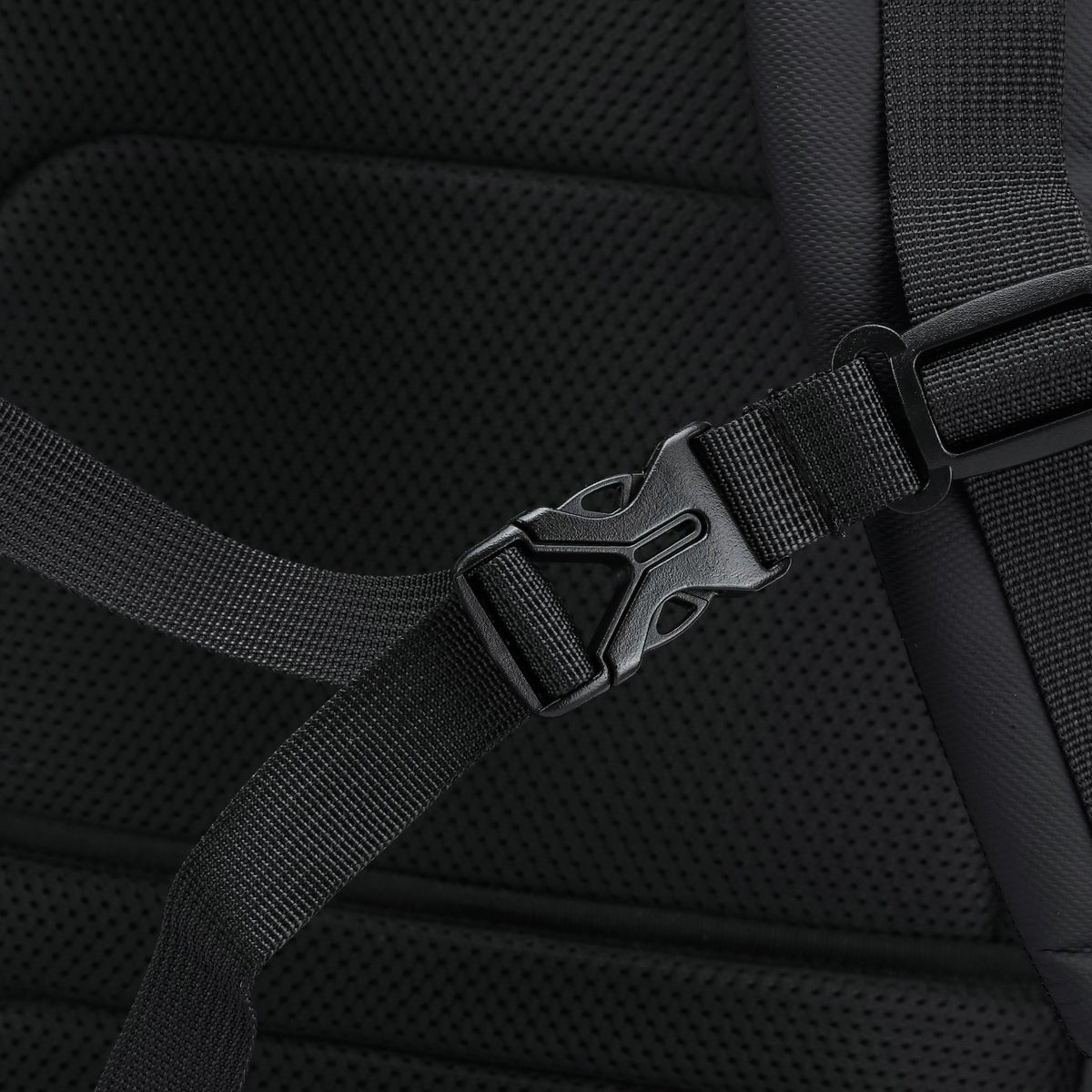 Charcoal — Voyager Laptop Backpack, detail