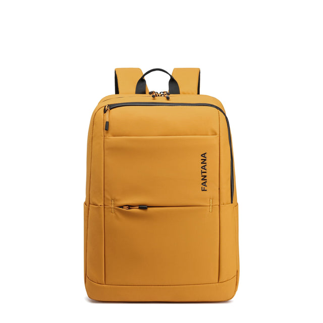 Mustard — Voyager Laptop Backpack, front