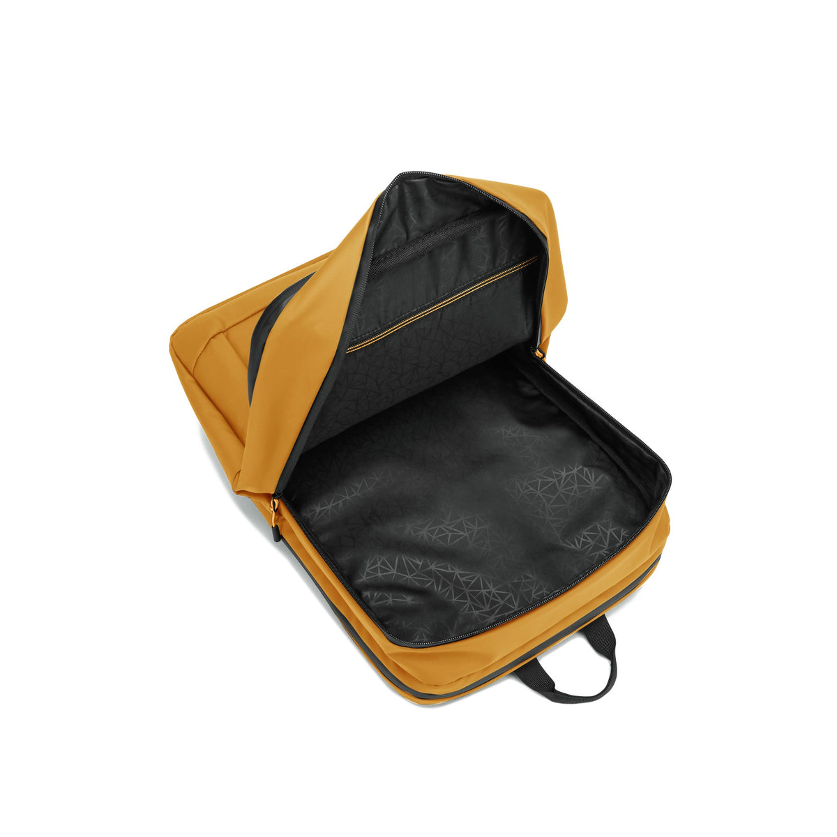 Mustard — Voyager Laptop Backpack, interior
