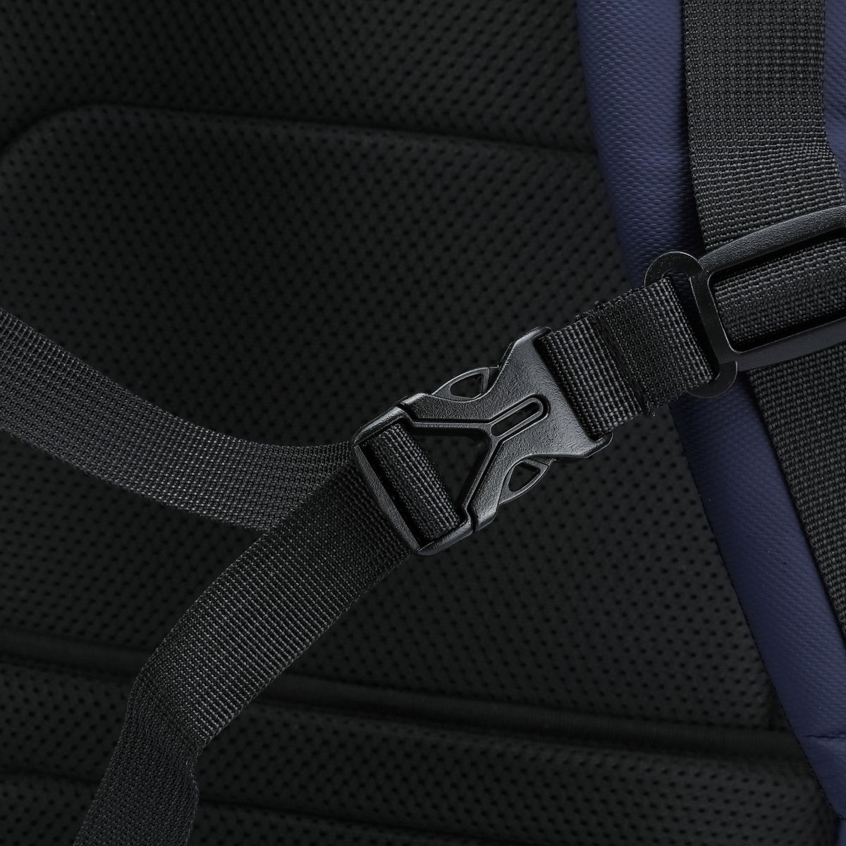 Navy — Voyager Laptop Backpack, detail