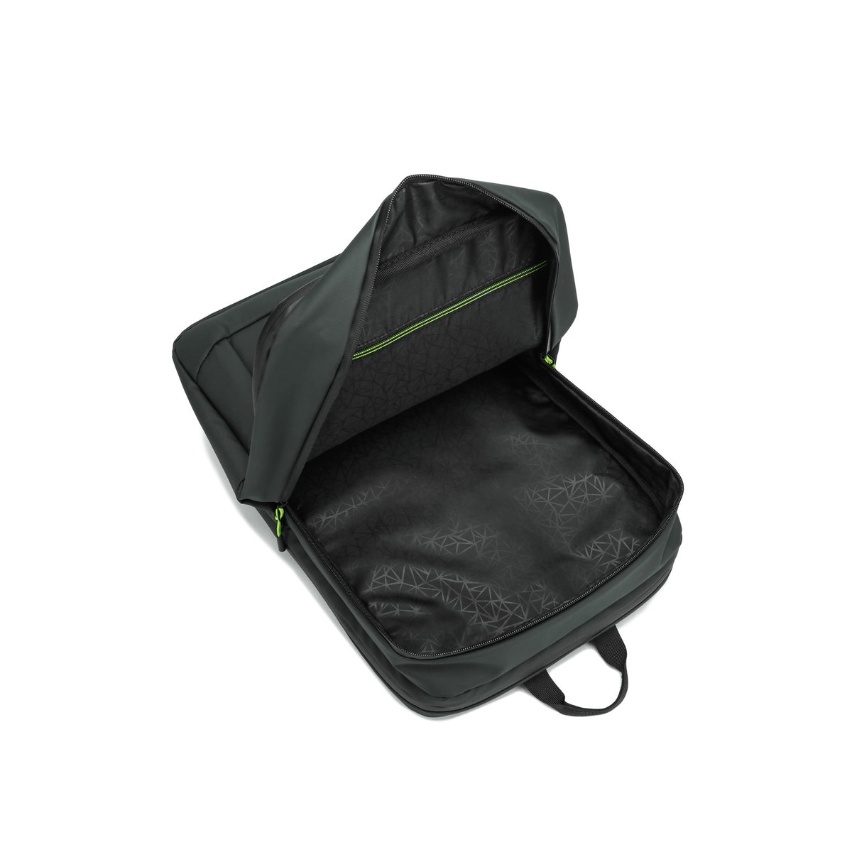 Olive — Voyager Laptop Backpack, interior