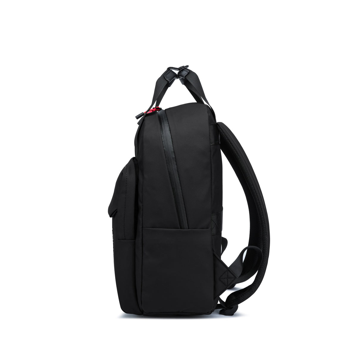 Charcoal — Voyager Backpack, side