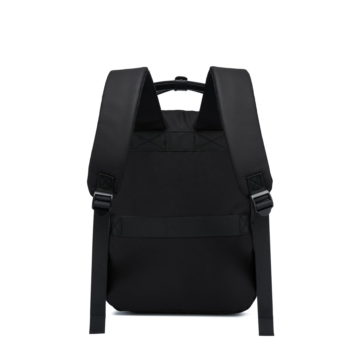 Charcoal — Voyager Backpack, back and shoulder straps