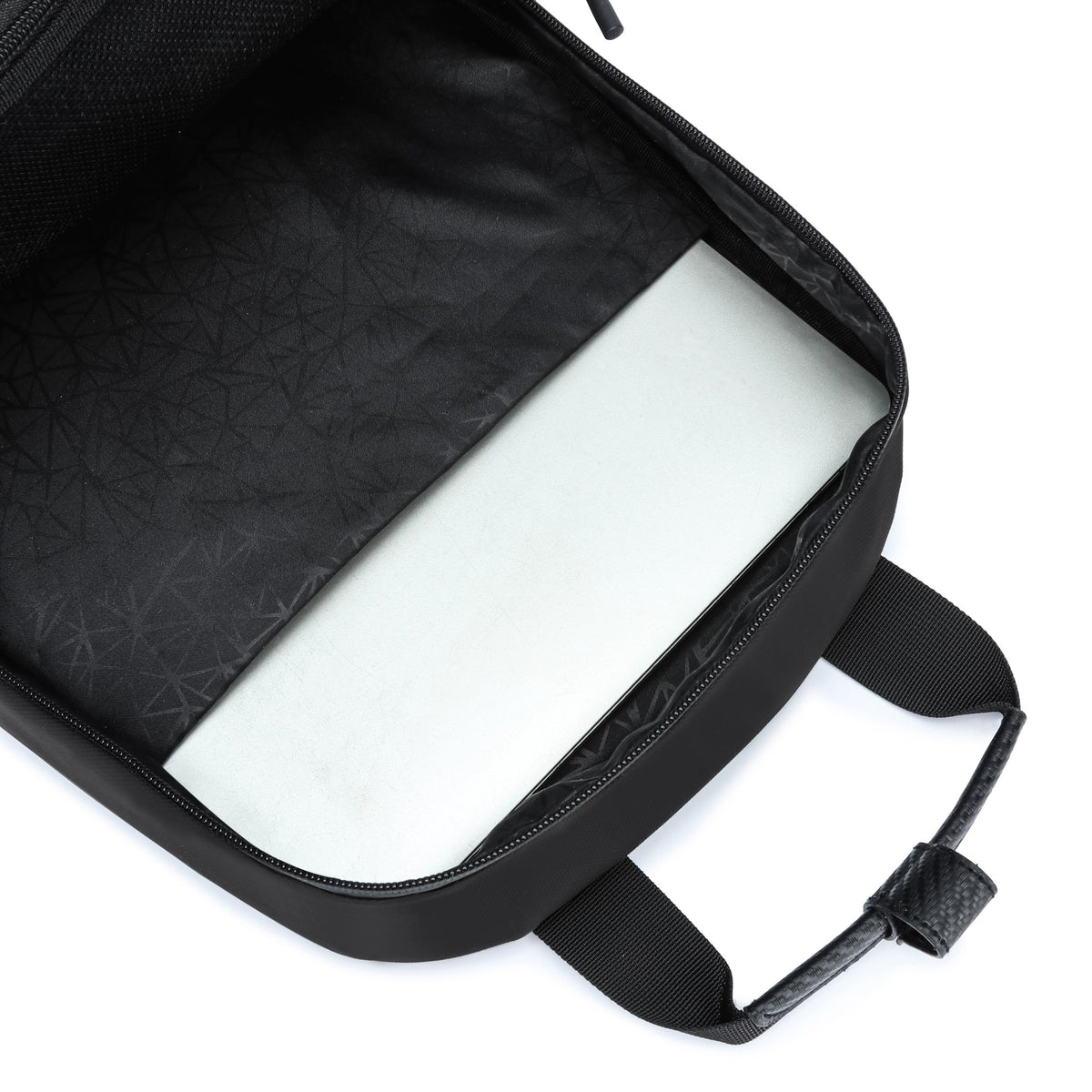 Charcoal — Voyager Backpack, interior