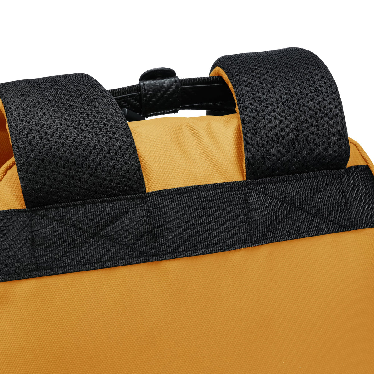 Mustard — Voyager Backpack, padded shoulder straps, detail