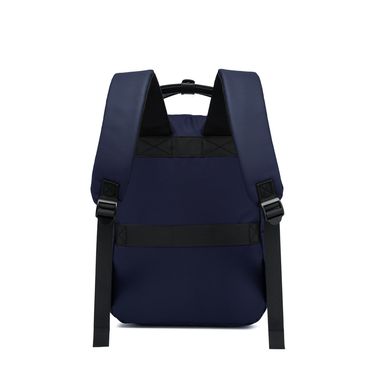Navy — Voyager Backpack, back and shoulder straps