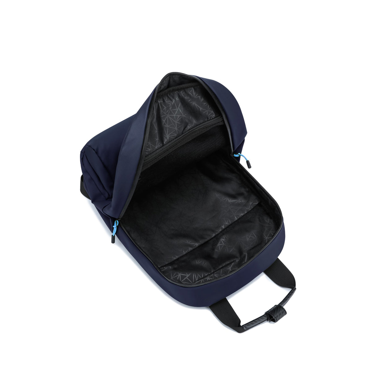 Navy — Voyager Backpack, interior