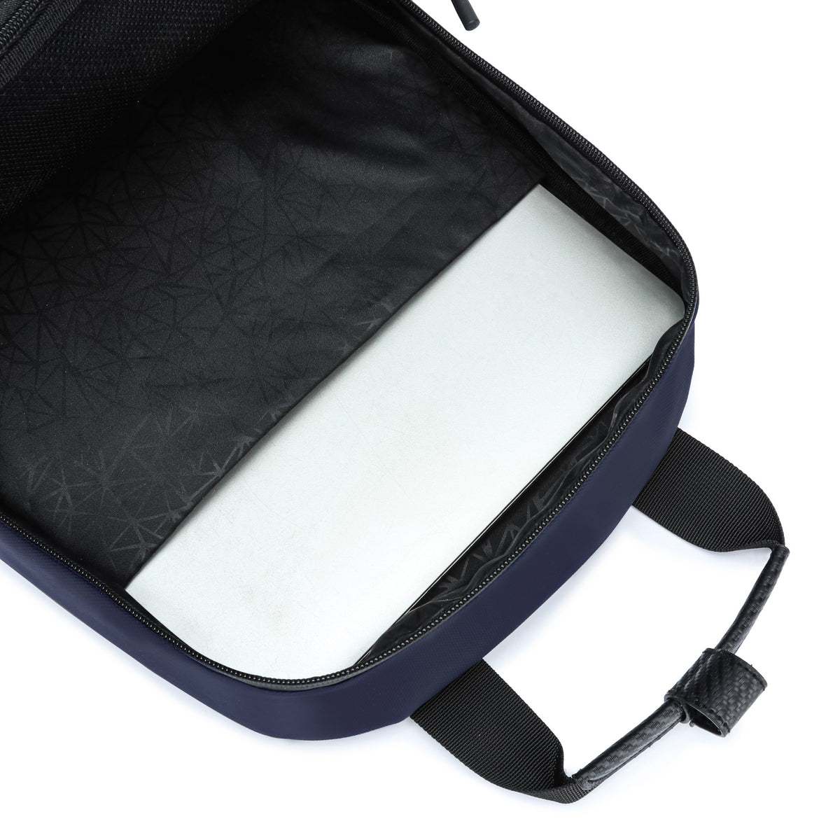 Navy — Voyager Backpack, interior