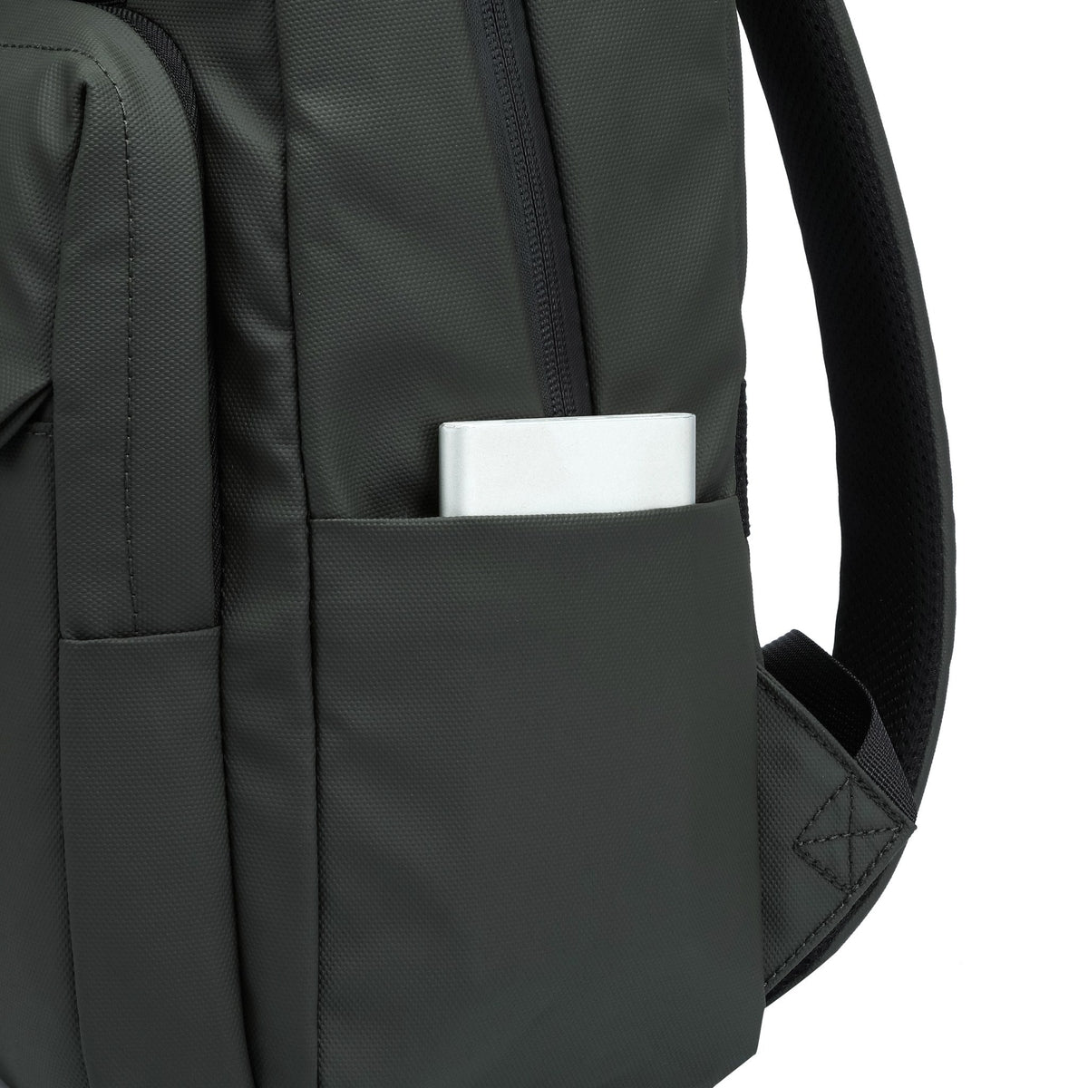 Olive — Voyager Backpack, three-quarter view