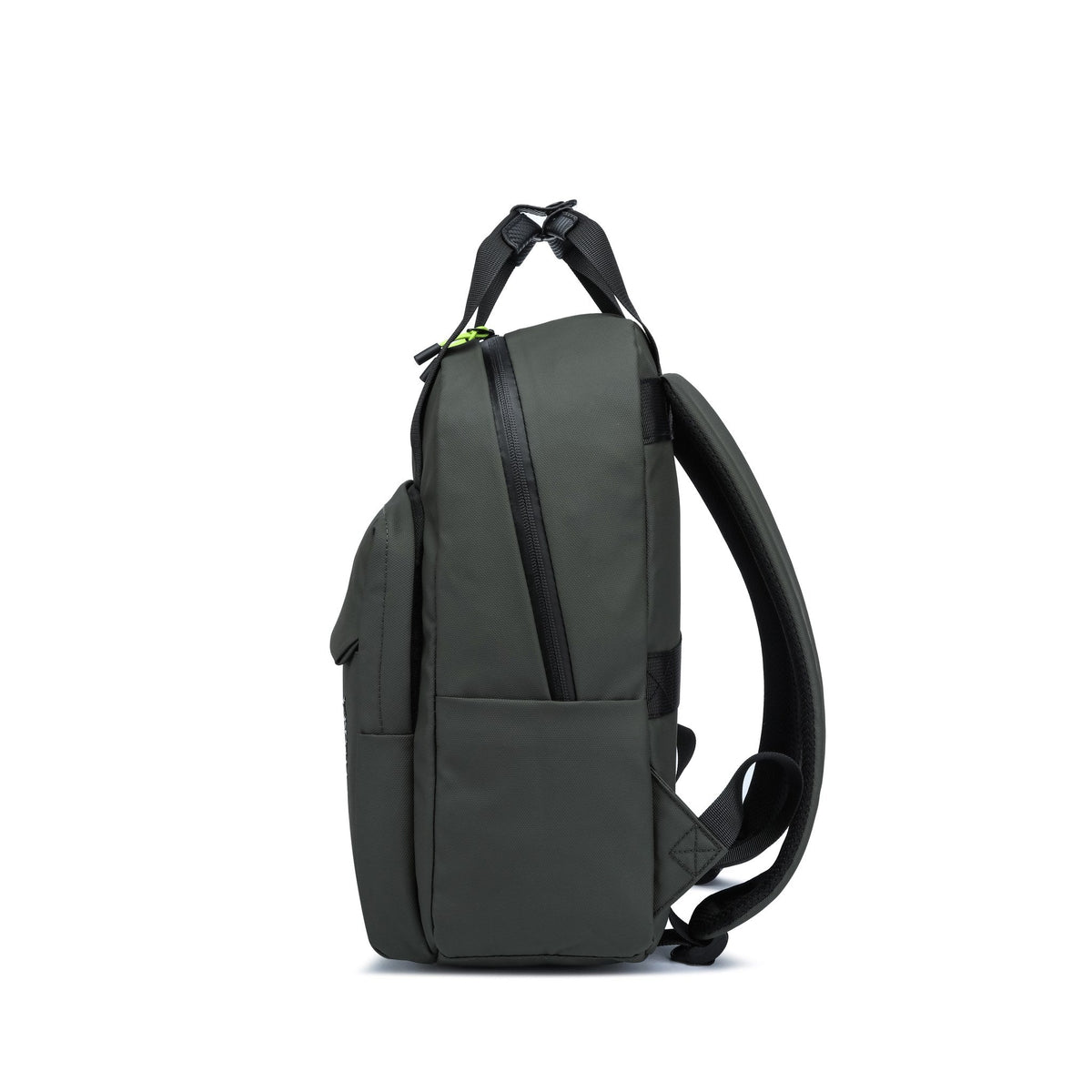 Olive — Voyager Backpack, side