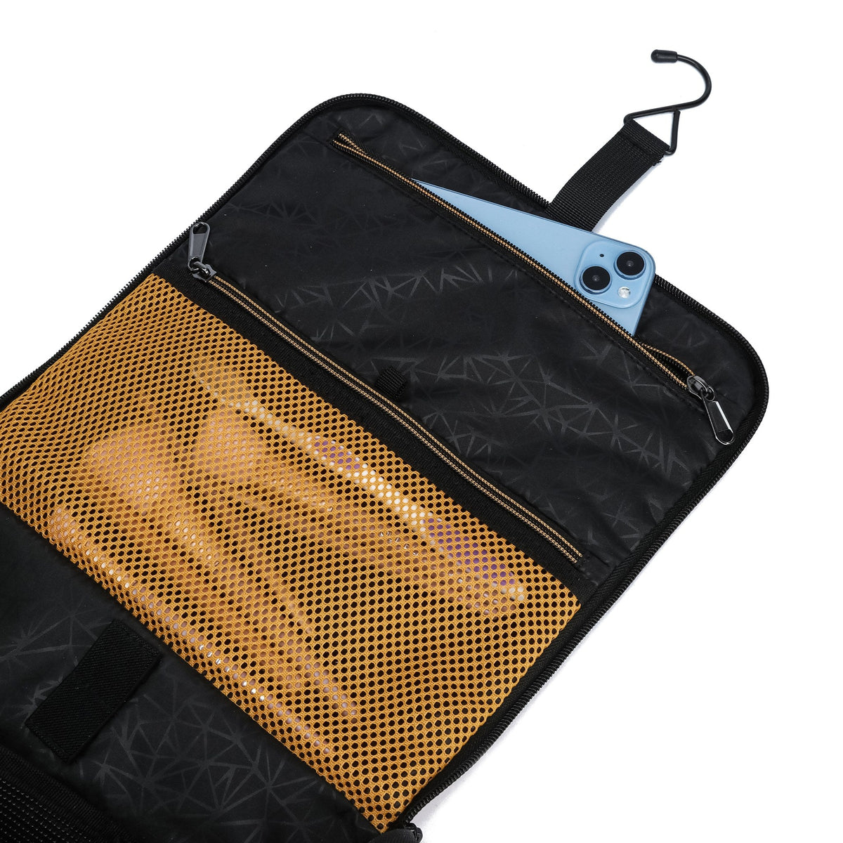 Mustard — Voyager Toiletry Bag, interior