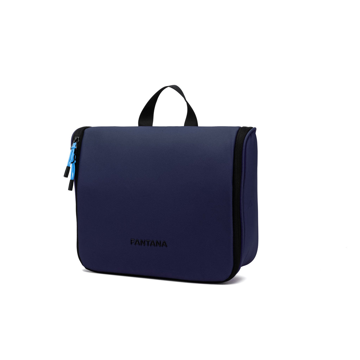 Navy — Voyager Toiletry Bag, three-quarter view