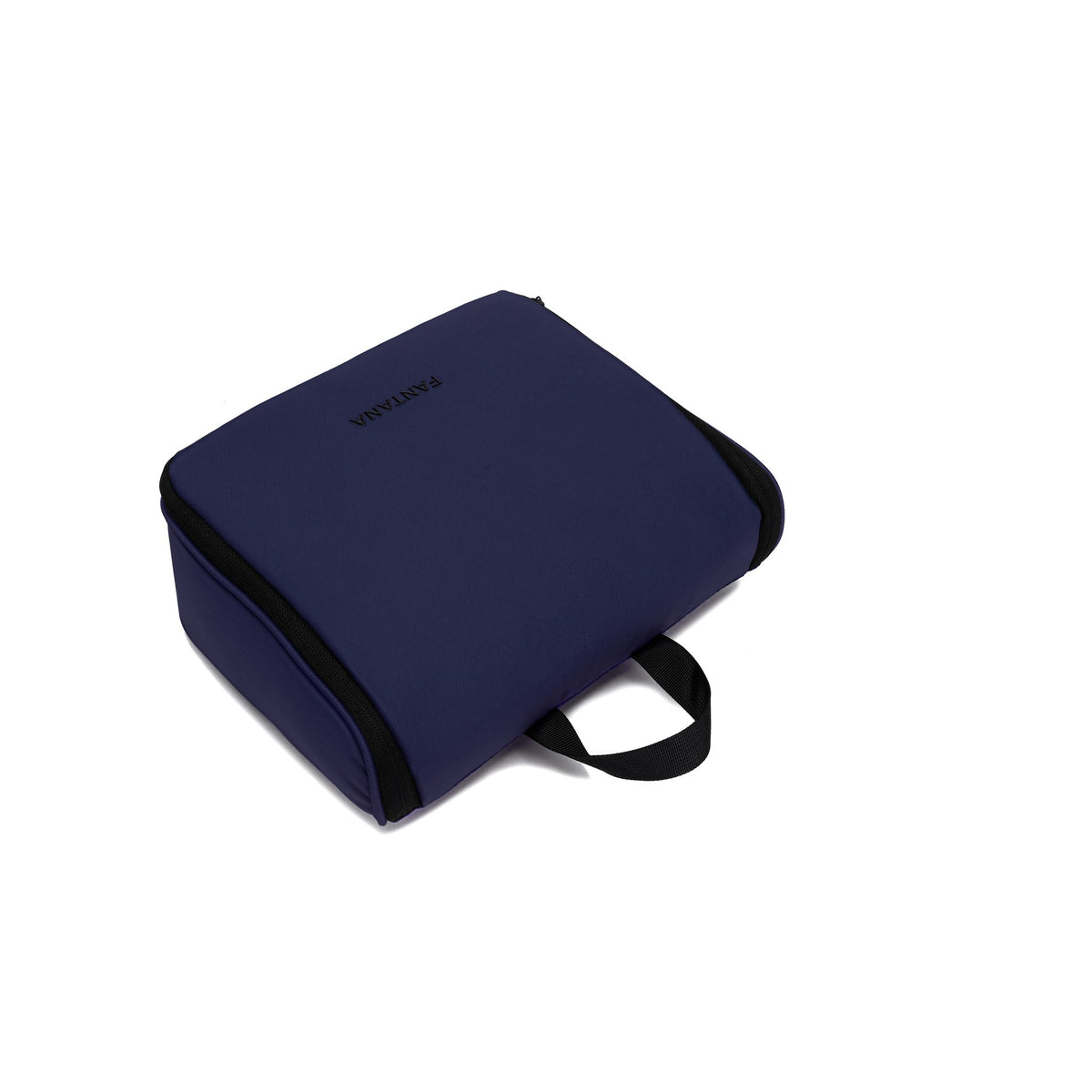 Navy — Voyager Toiletry Bag, three-quarter view