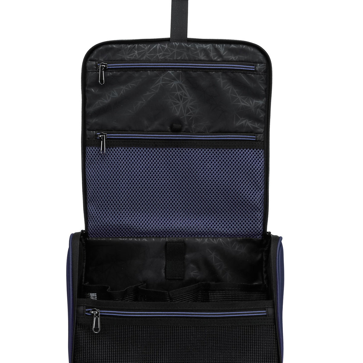 Navy — Voyager Toiletry Bag, interior