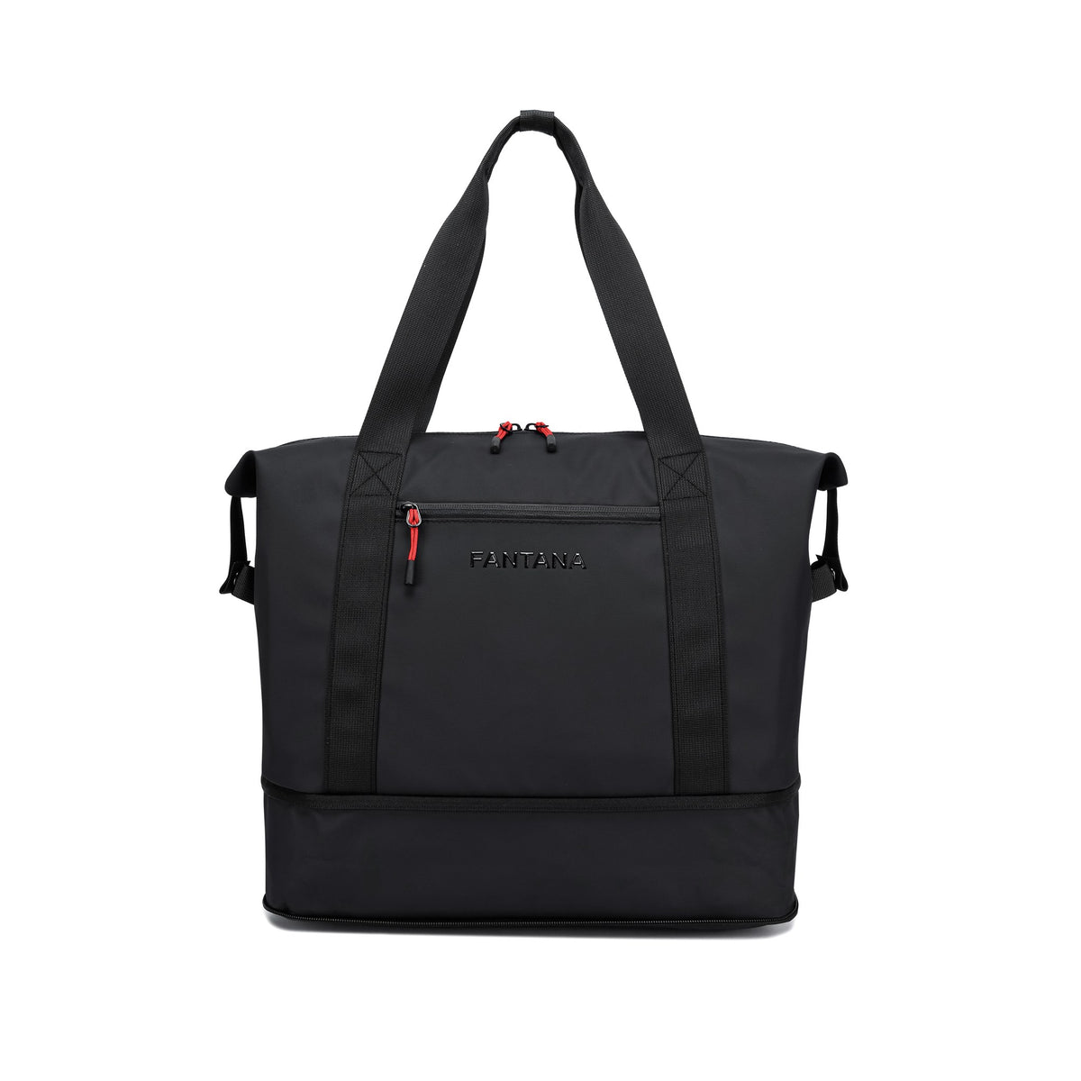 Charcoal — Voyager Shoulder Bag, three-quarter view