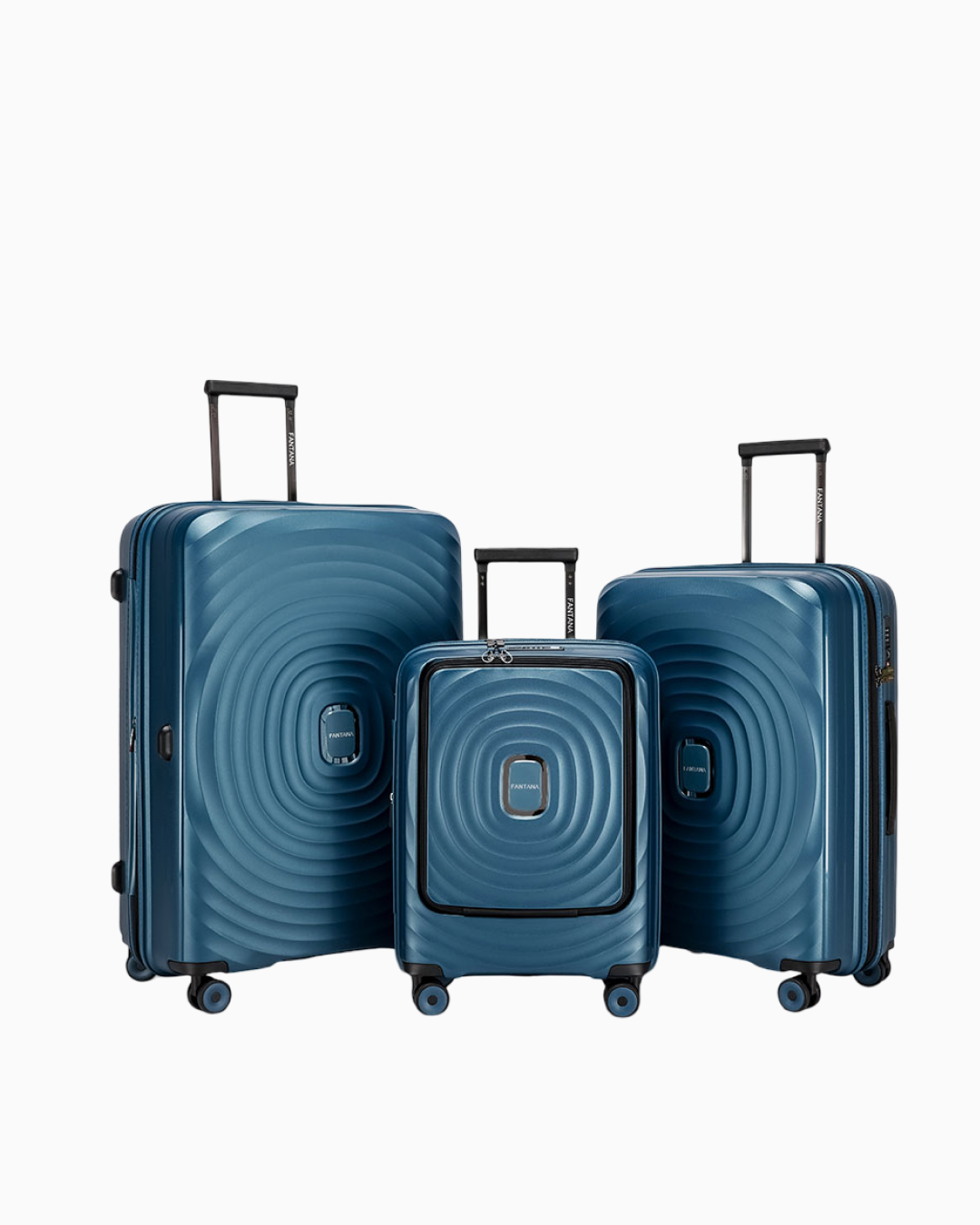 Teal — Iceland II polypropylene suitcase, 76cm large