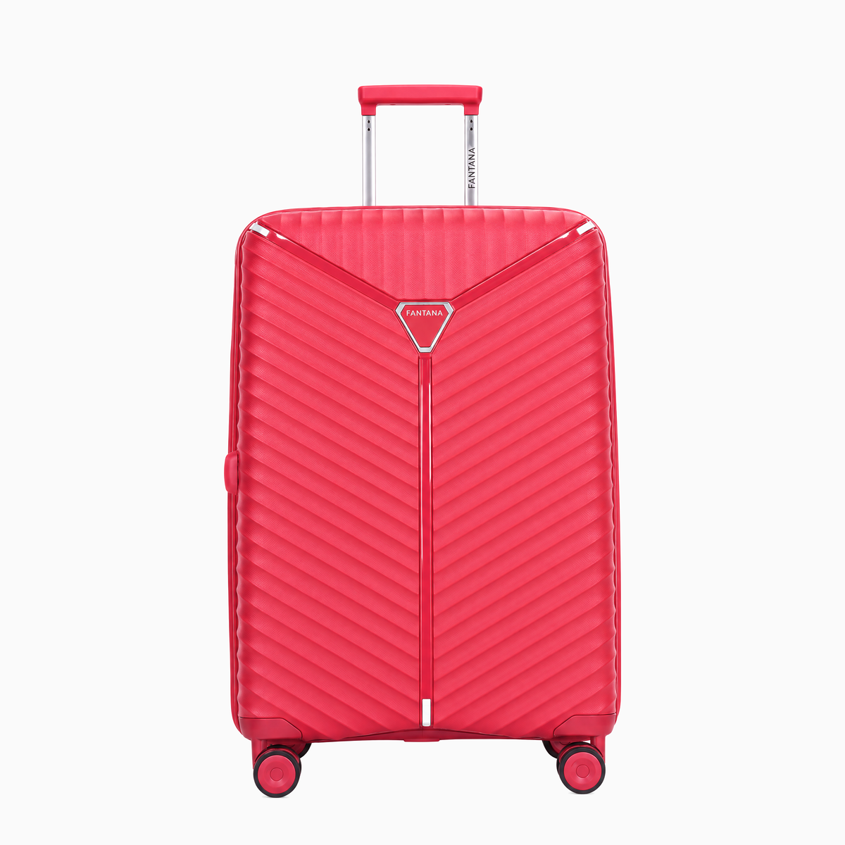 Cherry — Mars hard shell suitcase, 55.5cm cabin, front