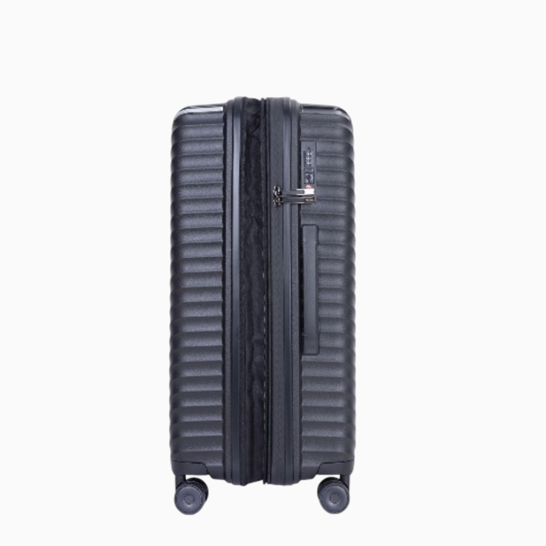 Charcoal — Mars hard shell suitcase, 69.5cm medium, side