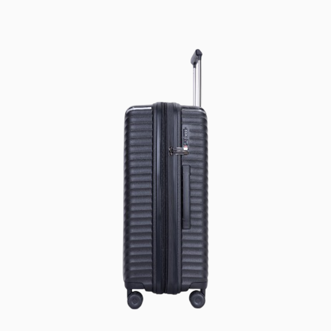 Charcoal — Mars hard shell suitcase, 78.5cm large, side