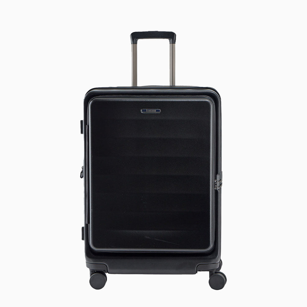 Charcoal — Phoenix hard shell suitcase, 55cm cabin