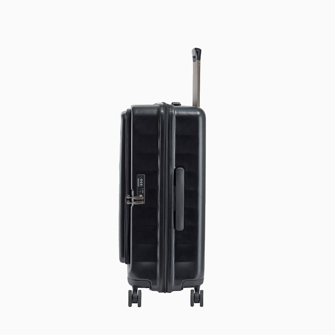 Charcoal — Phoenix hard shell suitcase, 55cm cabin