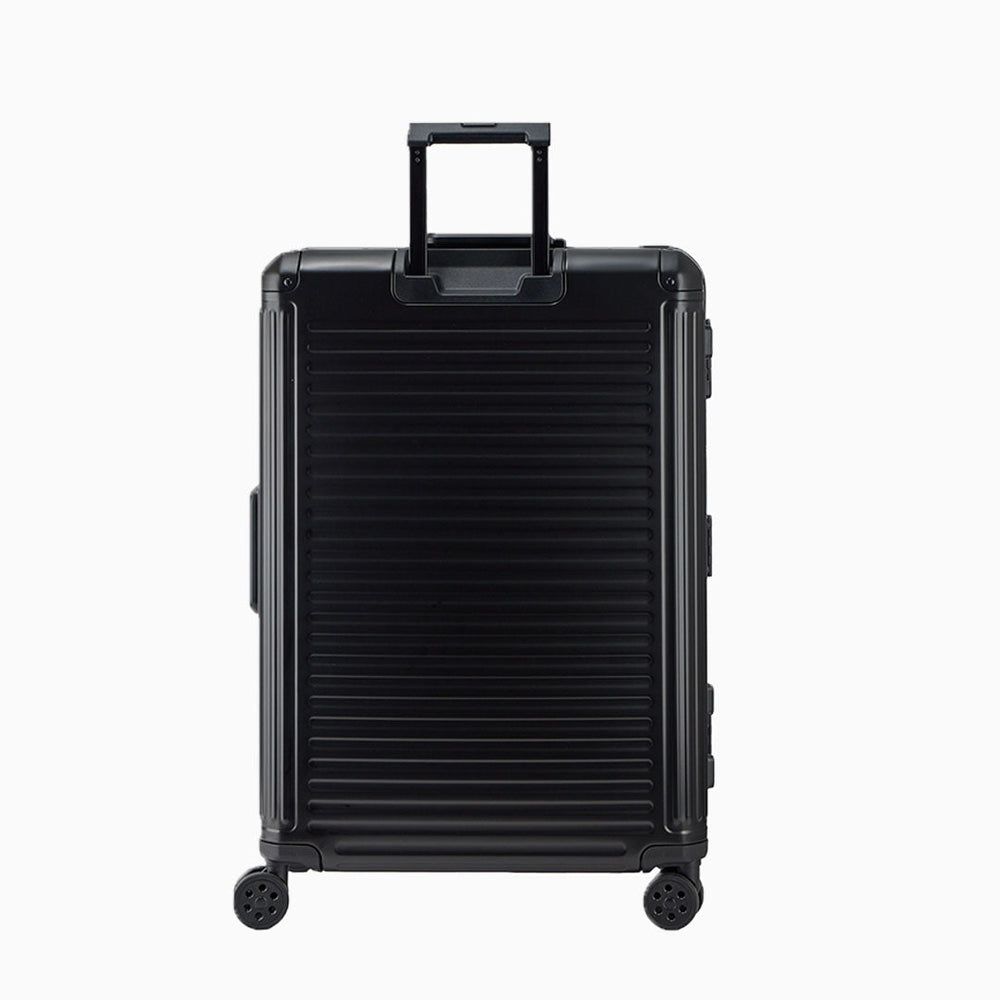 Charcoal — Arizona aluminium suitcase, 55cm cabin