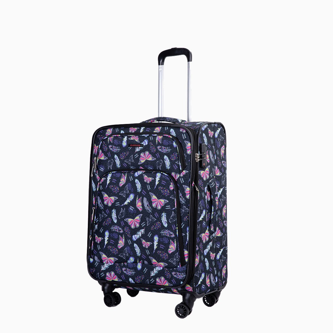 Butterfly — Fantana Prints soft case, front, three-quarter view