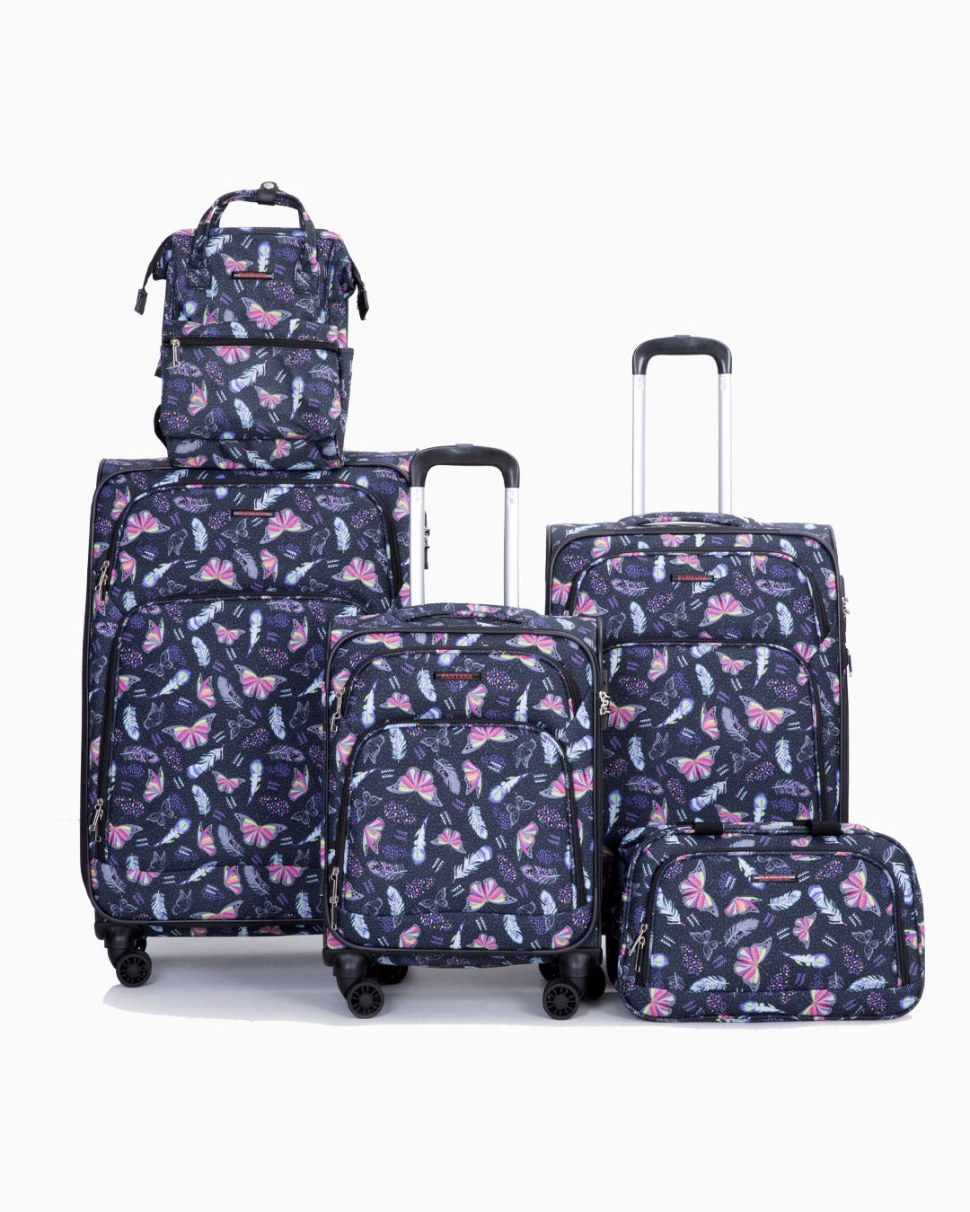 Butterfly — Fantana Prints soft case, shown with the rest of the range