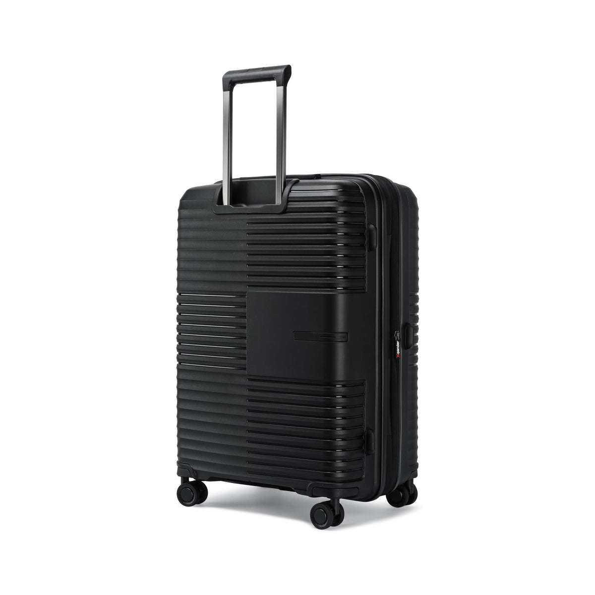 Charcoal — Ridge hard shell suitcase, 75cm large, three-quarter