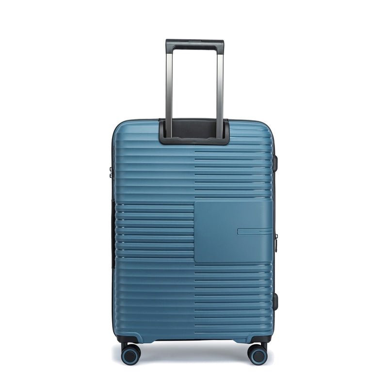 Slate — Ridge hard shell suitcase, 65cm medium, front